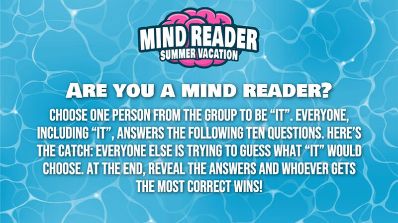 Mind Reader: Summer Vacation